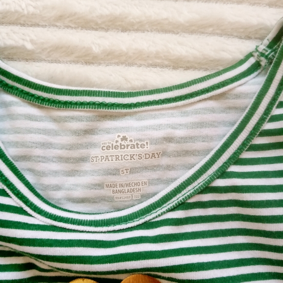Girls Way to  Celebrate  Patrick's day long sleeve Dress Green   5 - Picture 6 of 7
